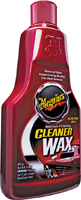MEGUIAR'S A1216 Cleaner Wax, 16 oz, Liquid, Pleasant