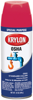 Krylon K02116777 OSHA Paint, Gloss, Safety Red, 12 oz, Aerosol Can