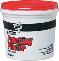 DAP 52084 Patching Plaster, Paste, Slight, White, 1 qt Tub