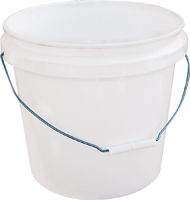 ENCORE Plastics 201215 Paint Bucket, 3.5 gal Capacity, Plastic, White