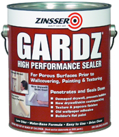 ZINSSER Gardz 02301 Problem Surface Sealer, Acoustic/Texture, Clear, 1 gal,