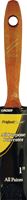 Linzer WC 1123-1 Paint Brush, 1 in W, 2-1/4 in L Bristle, Beaver Tail Handle