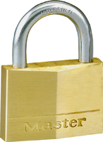 Master Lock 150D Padlock, 2 in W Body, Brass