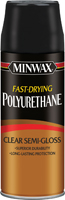 Minwax 33055000 Polyurethane Paint, Semi-Gloss, Liquid, Clear, 11.5 oz,