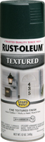 RUST-OLEUM STOPS RUST 7222830 Textured Spray Forest Green; Solvent-Like;