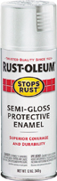 RUST-OLEUM STOPS RUST 7797830 Protective Enamel Spray Paint, Semi-Gloss,
