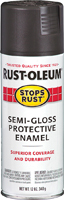 RUST-OLEUM STOPS RUST 7798830 Protective Enamel Spray Paint, Semi-Gloss,