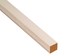 Waddell 8308UB Dowel Rod, 1/2 in Dia, 36 in L, Hardwood