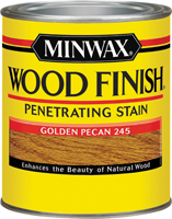 Minwax Wood Finish 70041444 Wood Stain, Golden Pecan, Liquid, 1 qt, Can